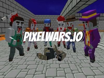 PixelWars.io | Зомби атака Пиксельварс ио